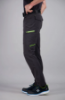 Slika Lahke delovne hlače Stretch Evolution, antracit/limeta