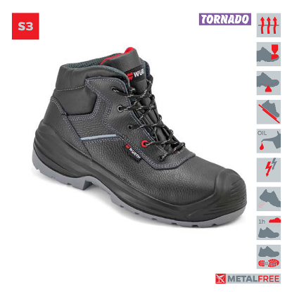 Slika ZAŠČITNI VISOK ČEVELJ TORNADO, S3