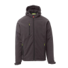 Slika ZIMSKA DELOVNA JAKNA SOFTSHELL GALE PAD, ANTRACITNA BARVA