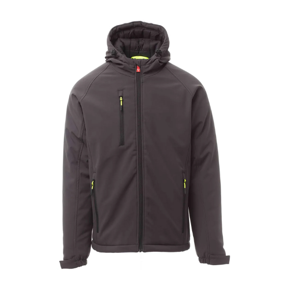 Slika ZIMSKA DELOVNA JAKNA SOFTSHELL GALE PAD, ANTRACITNA BARVA