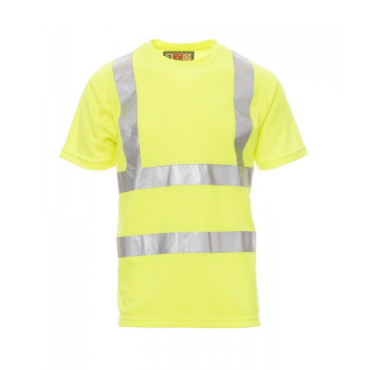 Slika KRATKA DELOVNA MAJICA AVENUE HI/VIS FLUO, ORANŽNA ALI RUMENA