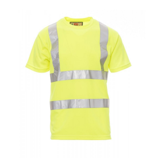 Slika KRATKA DELOVNA MAJICA AVENUE HI/VIS FLUO, ORANŽNA ALI RUMENA