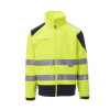 Slika DELOVNA JAKNA SOFTSHELL, NEON RUMENA/MODRA