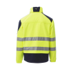 Slika DELOVNA JAKNA SOFTSHELL, NEON RUMENA/MODRA