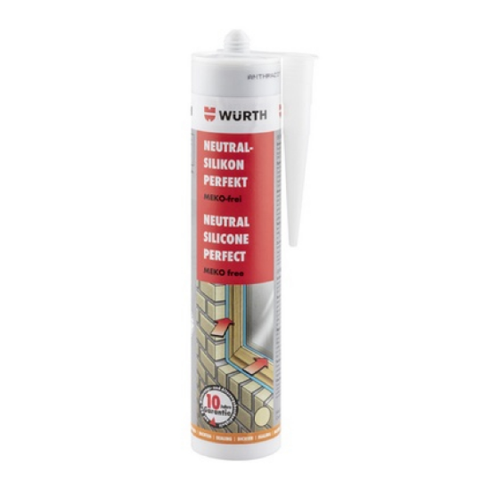 Slika Silikon neutral PERFECT (310 ml), različne barve, 1/24 kosov