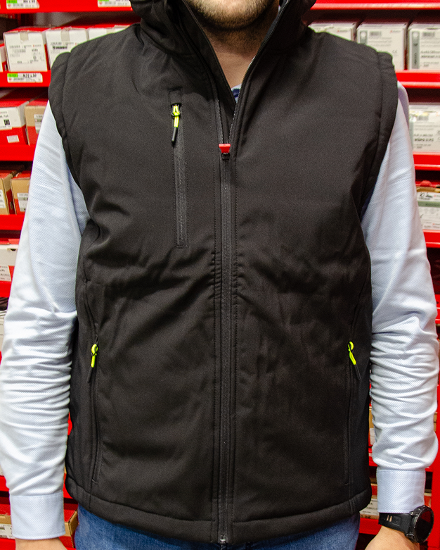 Podložen delovni brezrokavnik